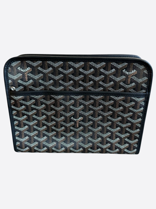 Goyard Black Jouvence MM Toiletry Bag