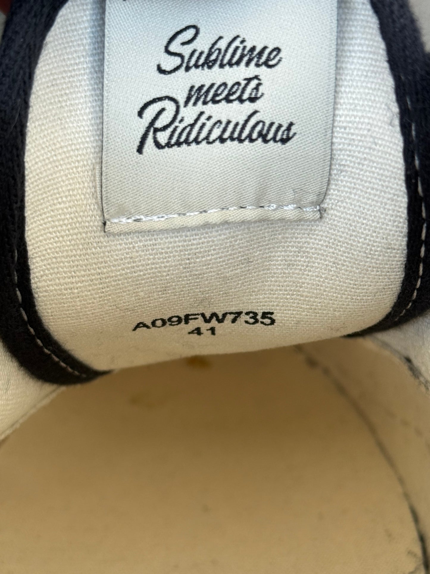Maison Mihara Black & White Yasuhiro Baker Vintage Sneakers
