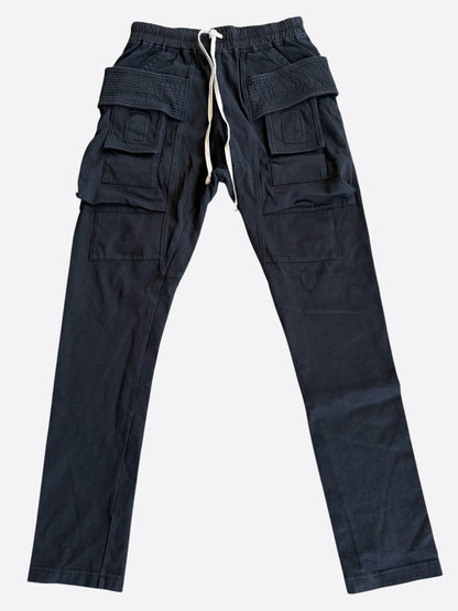 Rick Owens Black Creatch Cargo Pants