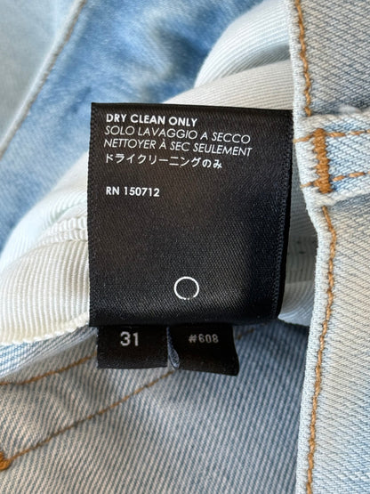 Amiri Light Indigo & Multicolor Patch MX1 Jeans