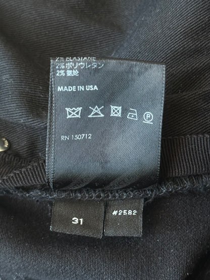 Amiri Black & Brown Patch MX1 Jeans