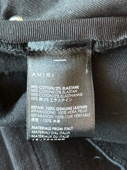 Amiri Black Patch MX1 Jeans