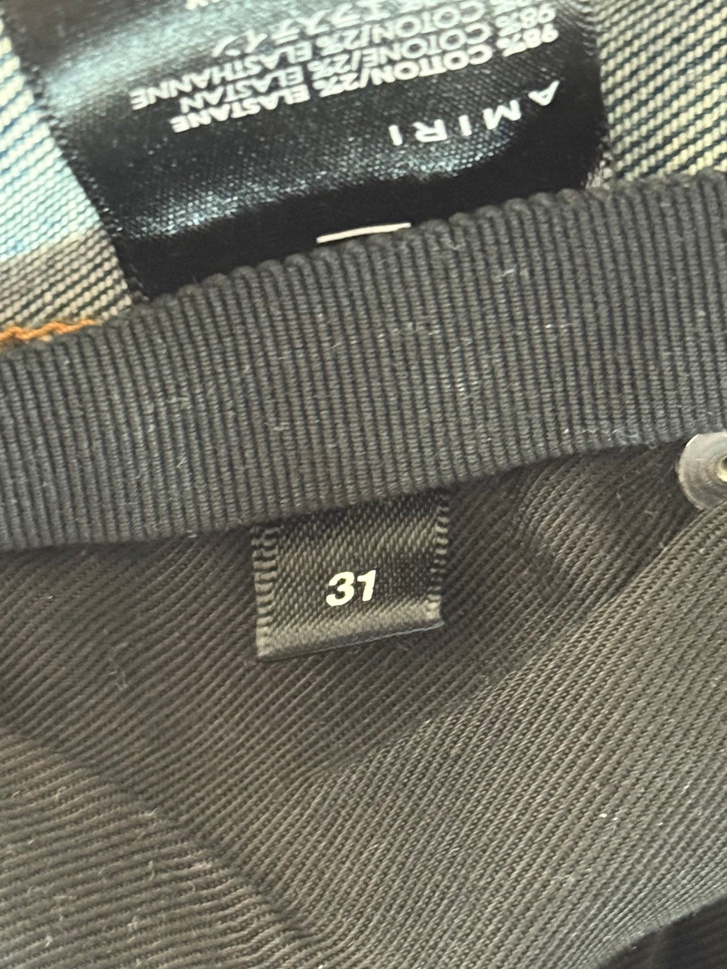 Amiri Indigo & Blue Patch MX1 Jeans