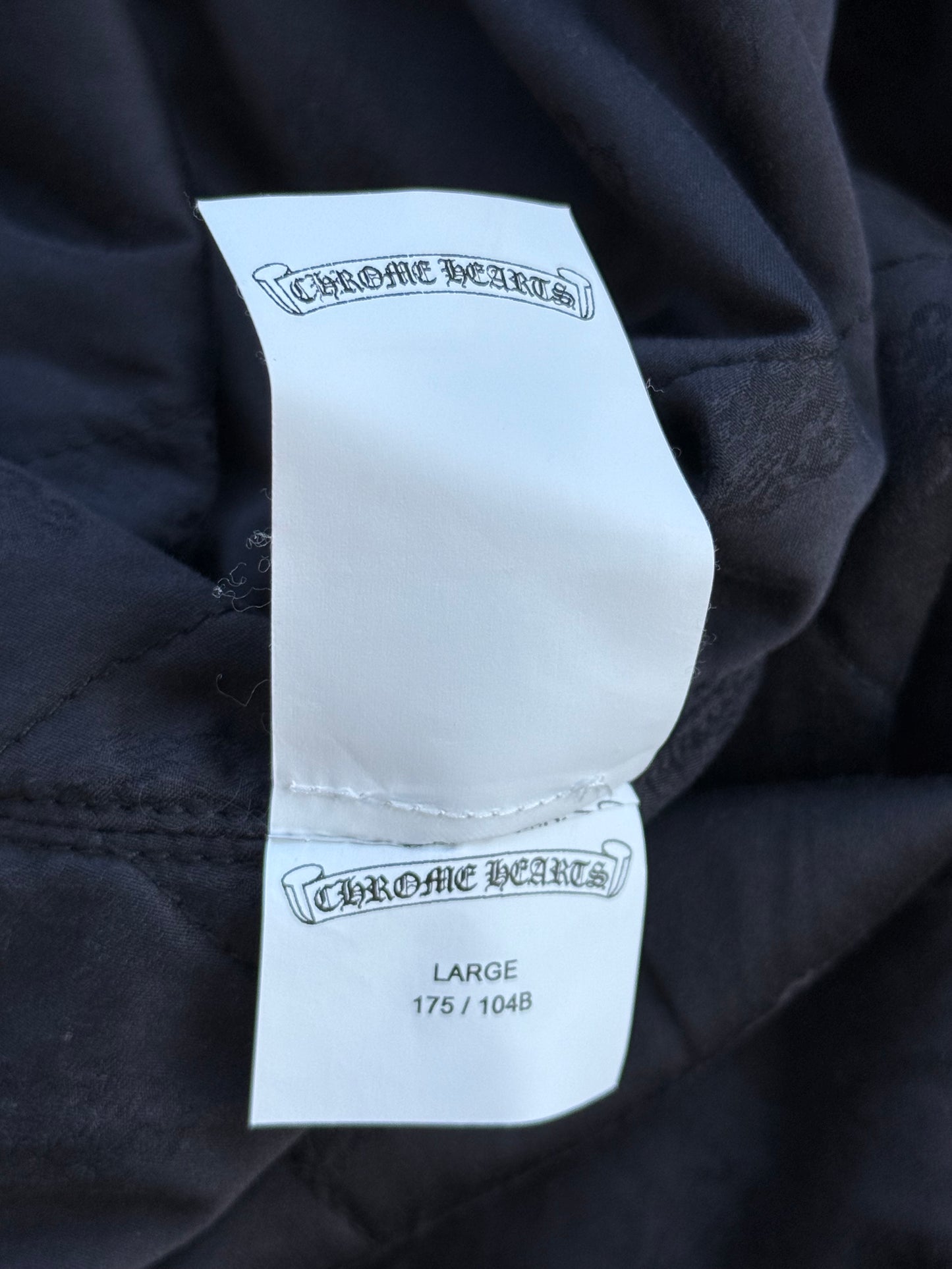 Chrome Hearts Blue & Green Floral Padded Flannel Jacket