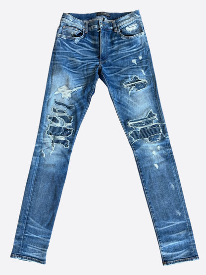 Amiri Indigo & Blue Patch MX1 Jeans