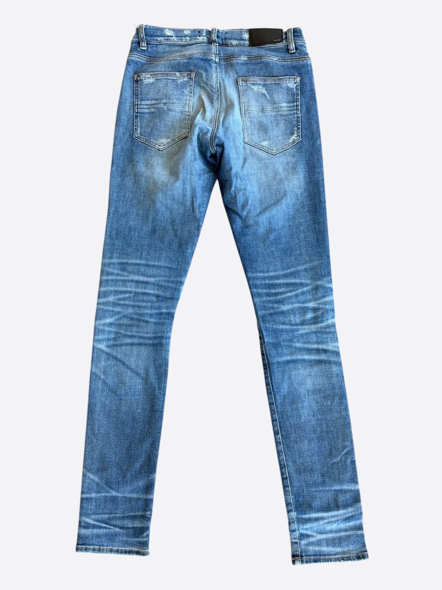 Amiri Indigo & Blue Patch MX1 Jeans