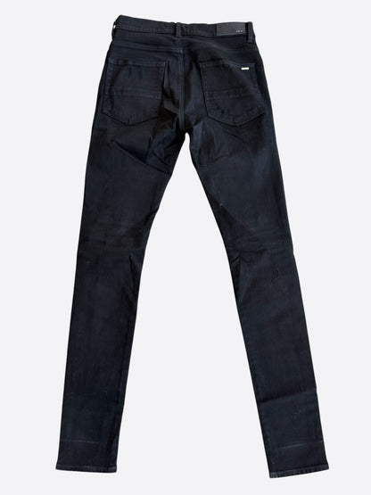 Amiri Black & Brown Patch MX1 Jeans