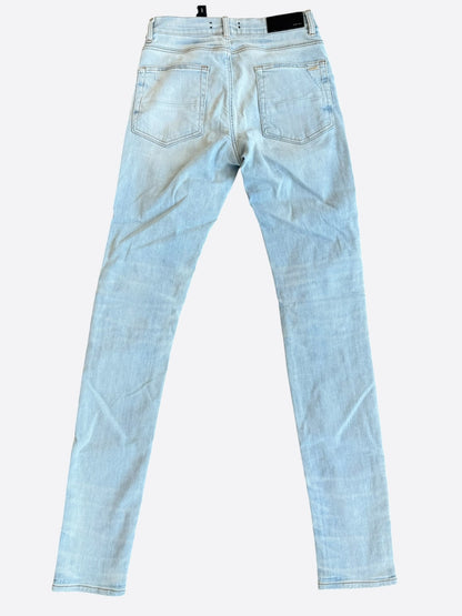 Amiri Light Indigo & Multicolor Patch MX1 Jeans