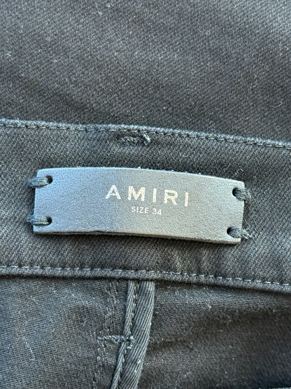 Amiri Black Patch MX1 Jeans