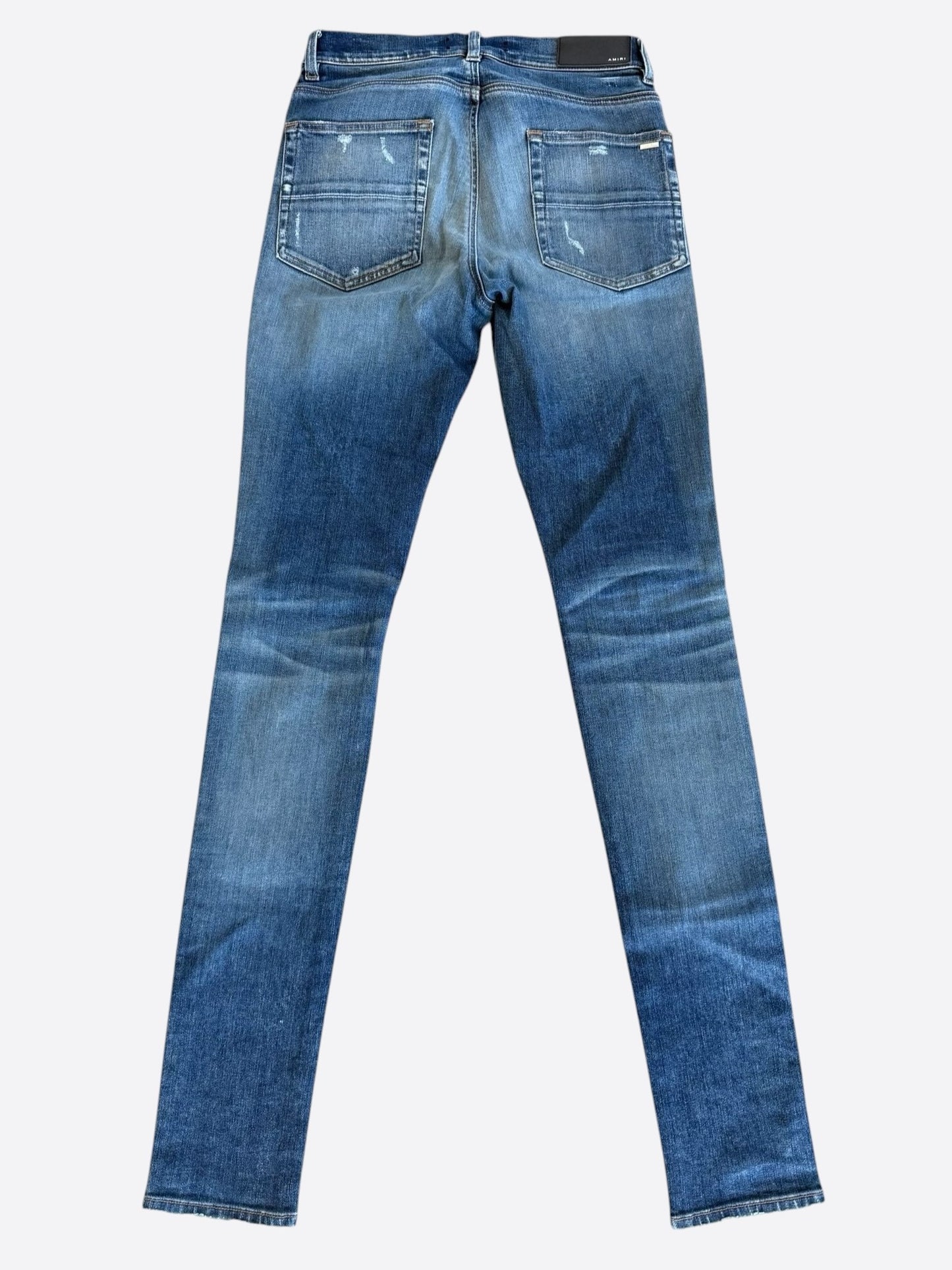 Amiri Dark Indigo & Black Patch MX1 Jeans