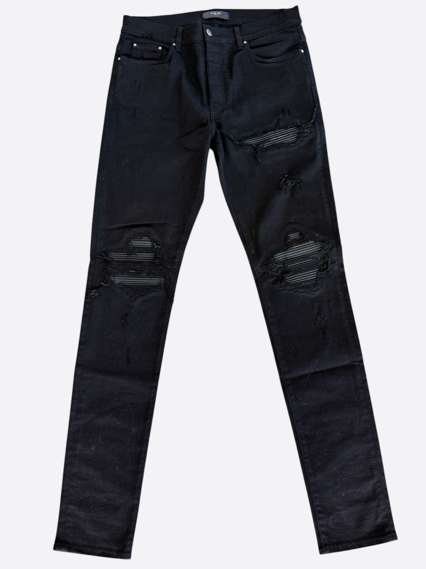Amiri Black Patch MX1 Jeans