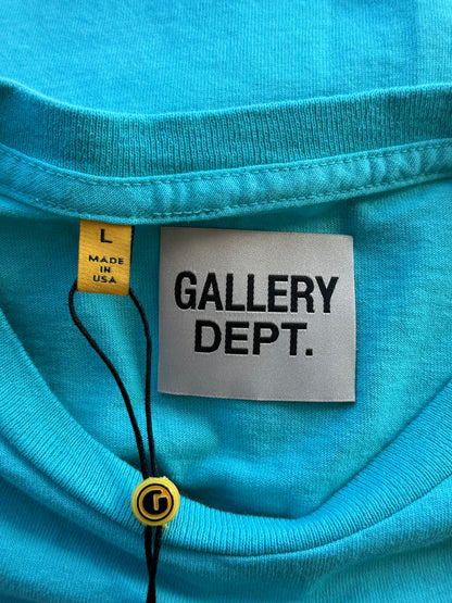 Gallery Dept Teal & White Souvenir Logo Longsleeve T-Shirt