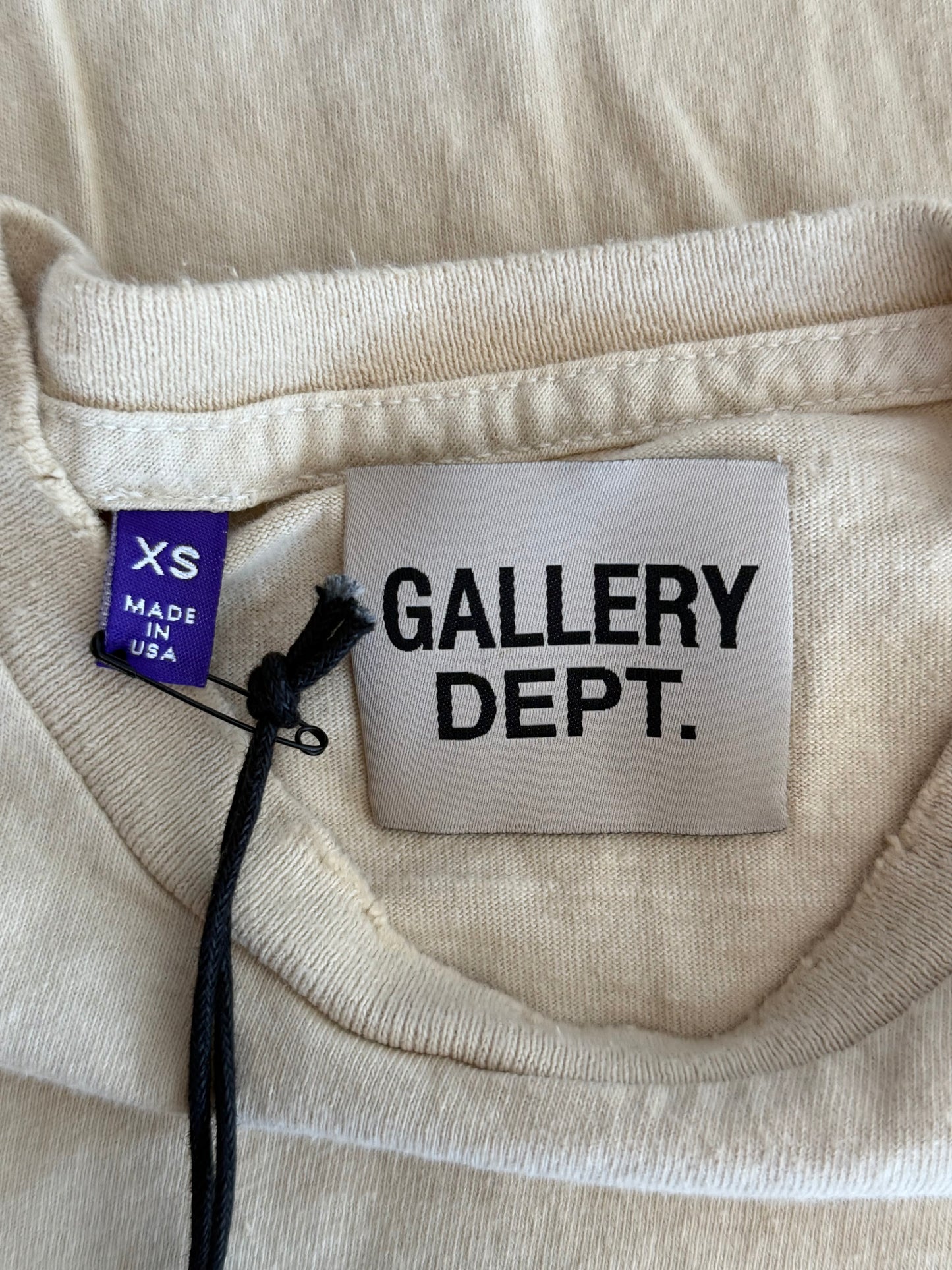 Gallery Dept Archival White Work In Progress Graphic T-Shirt