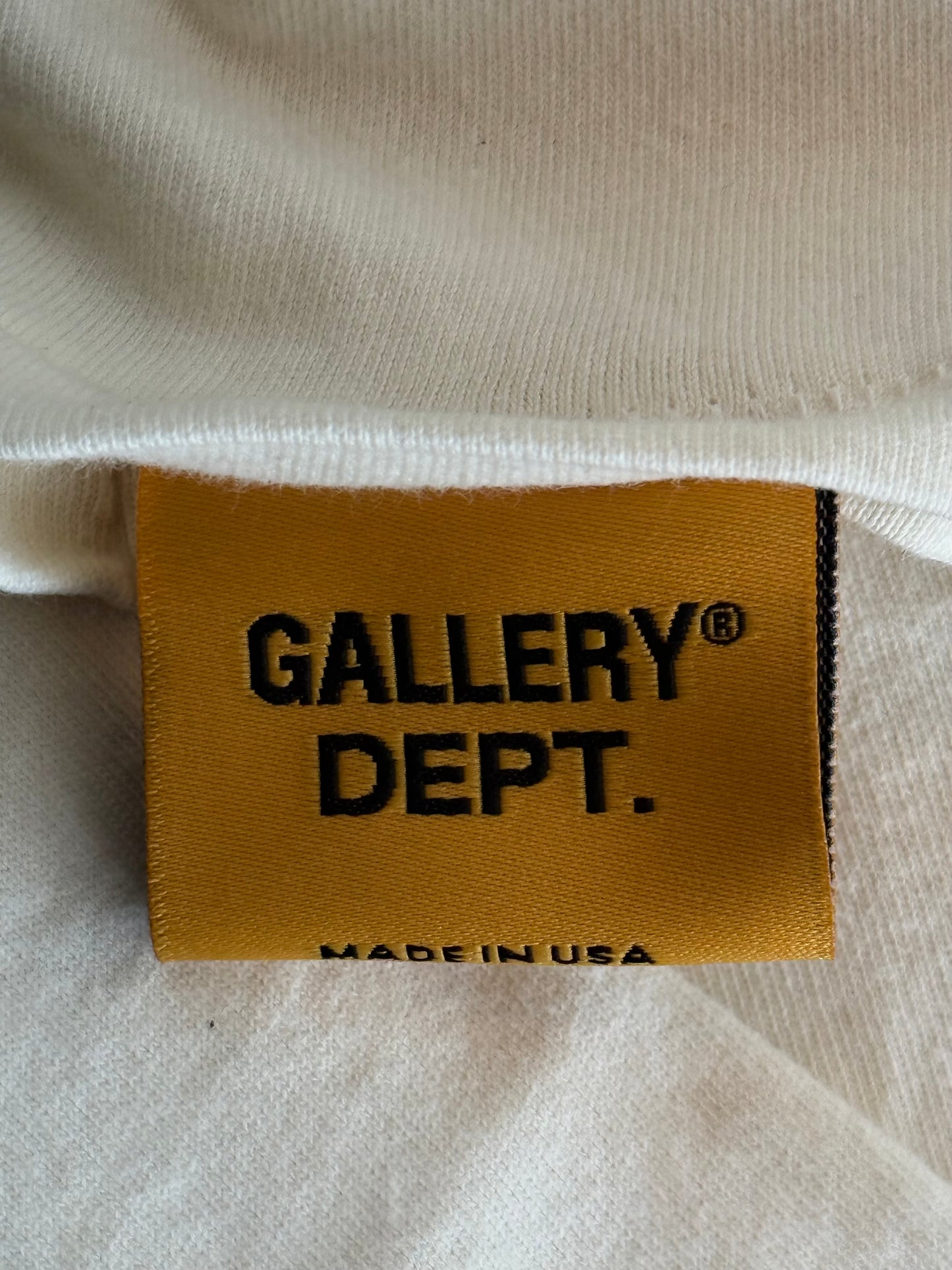 Gallery Dept Archival White Chateau Josue Script T-Shirt