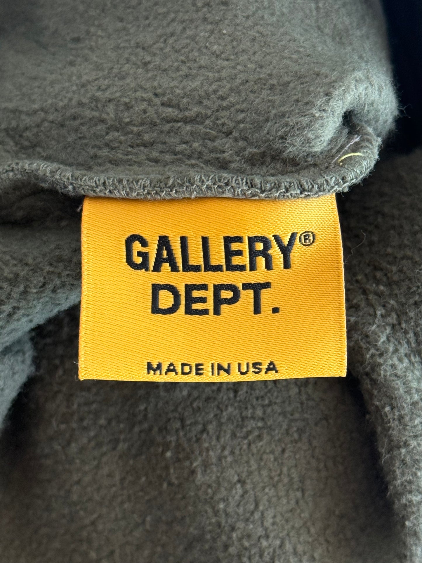 Gallery Dept Olive & Black Dept Logo Sweatpants