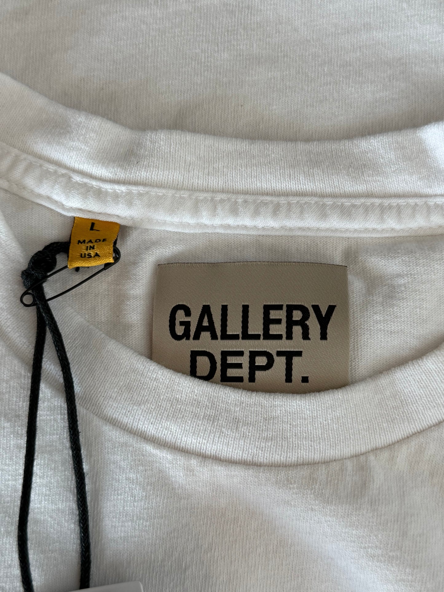 Gallery Dept White & Red Art That Kills Logo T-Shirt