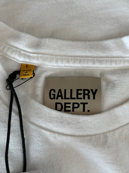 Gallery Dept White & Red Art That Kills Logo T-Shirt