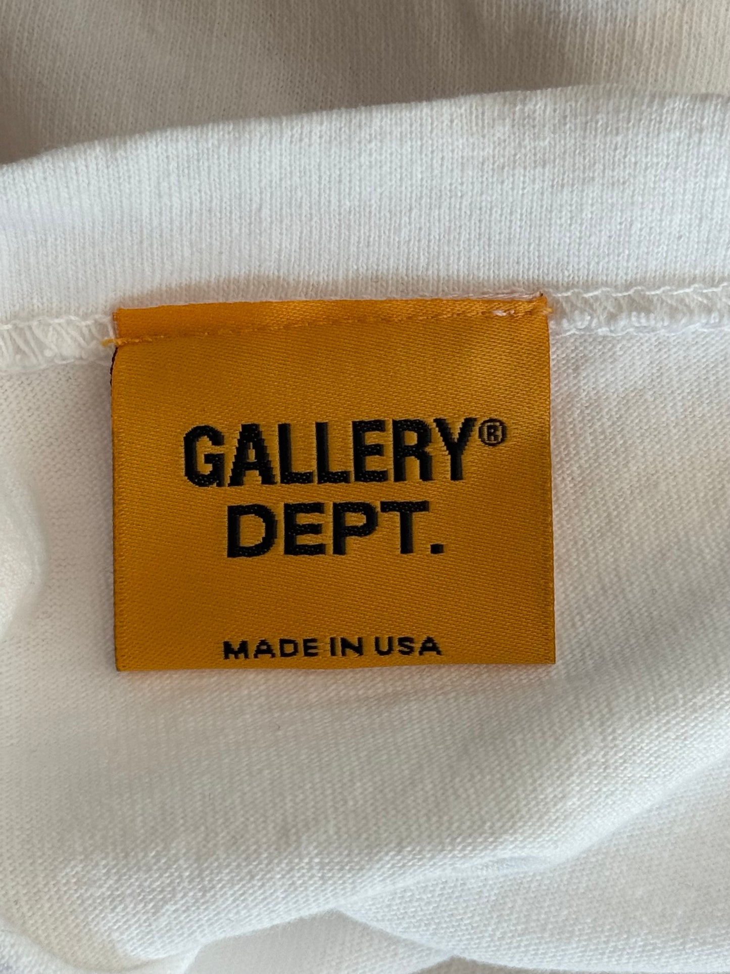 Gallery Dept White & Red Art That Kills Logo T-Shirt