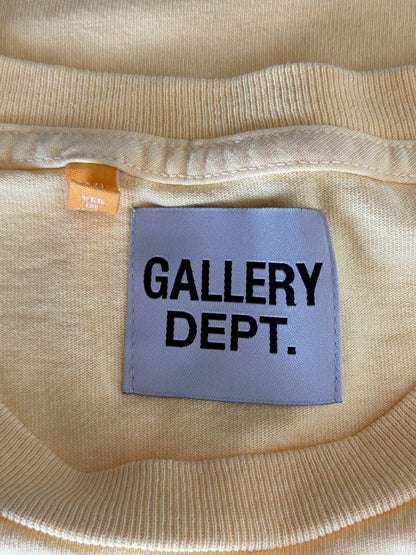 Gallery Dept Yellow & Red Art That Kills Logo T-Shirt