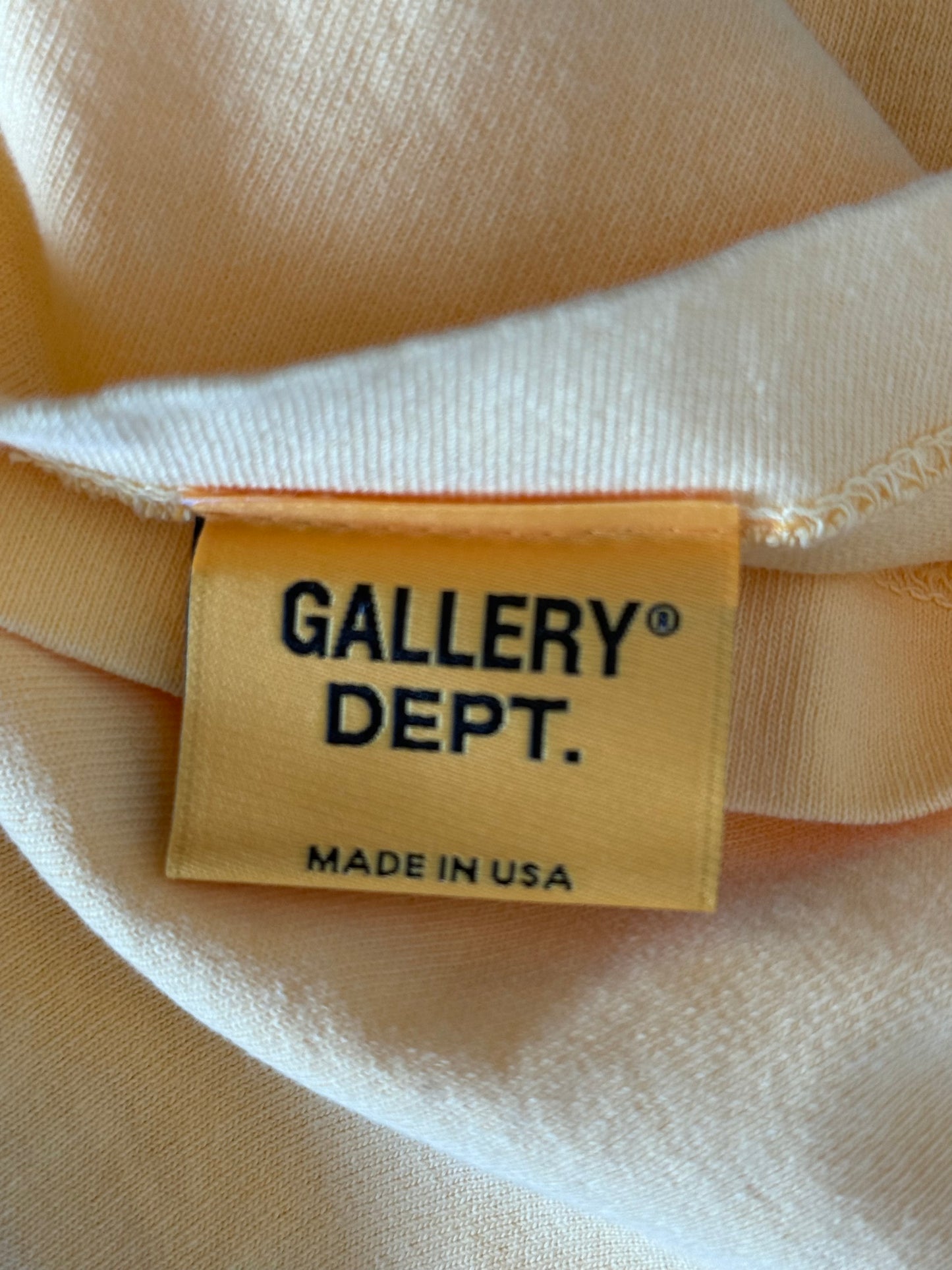 Gallery Dept Yellow & Red Art That Kills Logo T-Shirt
