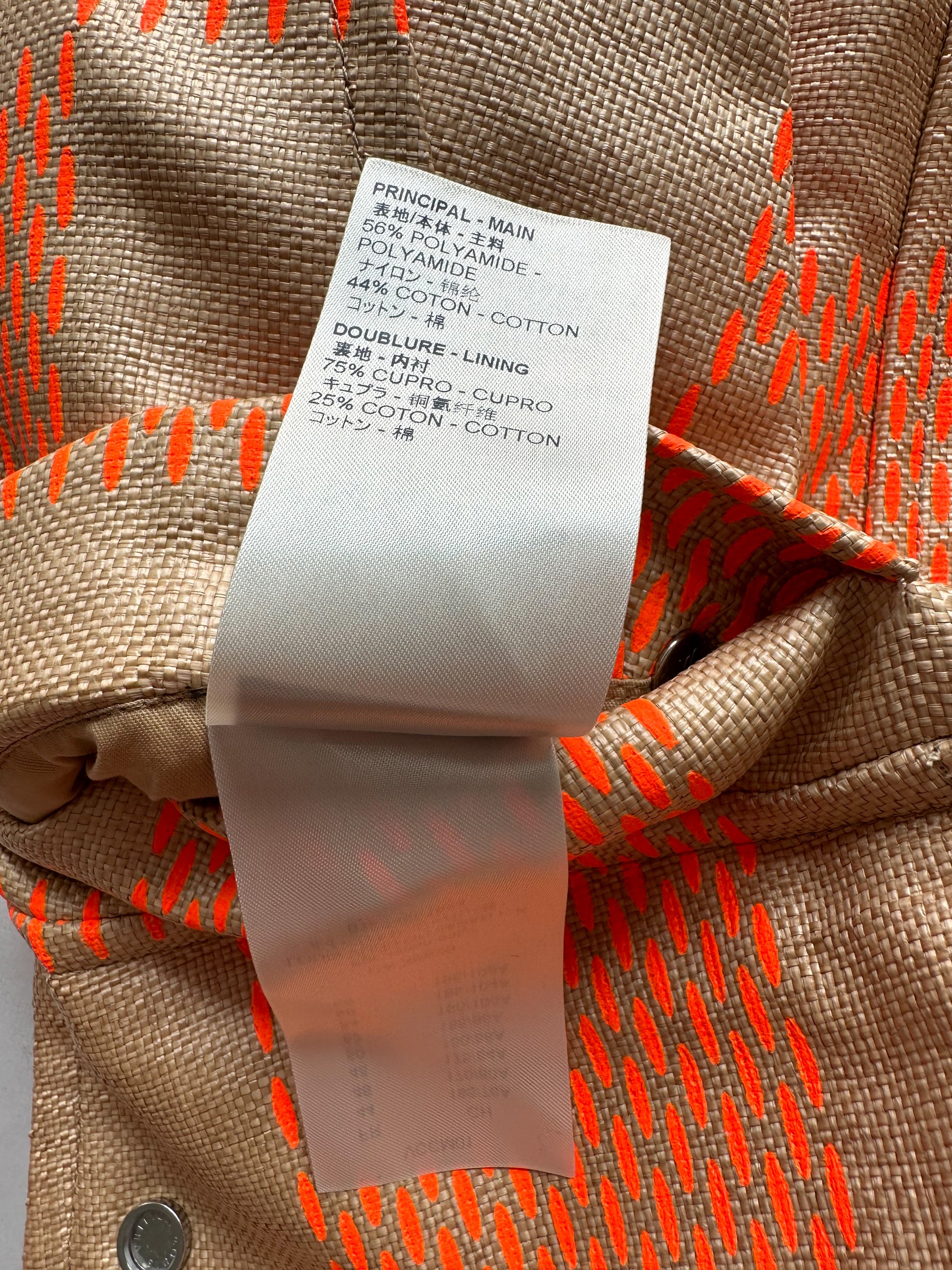 Pre-owned Louis Vuitton Silk Jacket In Orange