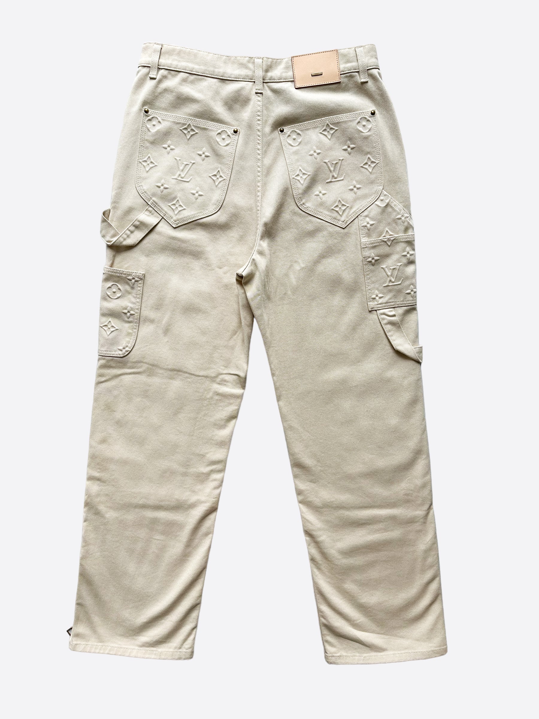 Louis Vuitton Metallized Cotton Cargo Pants
