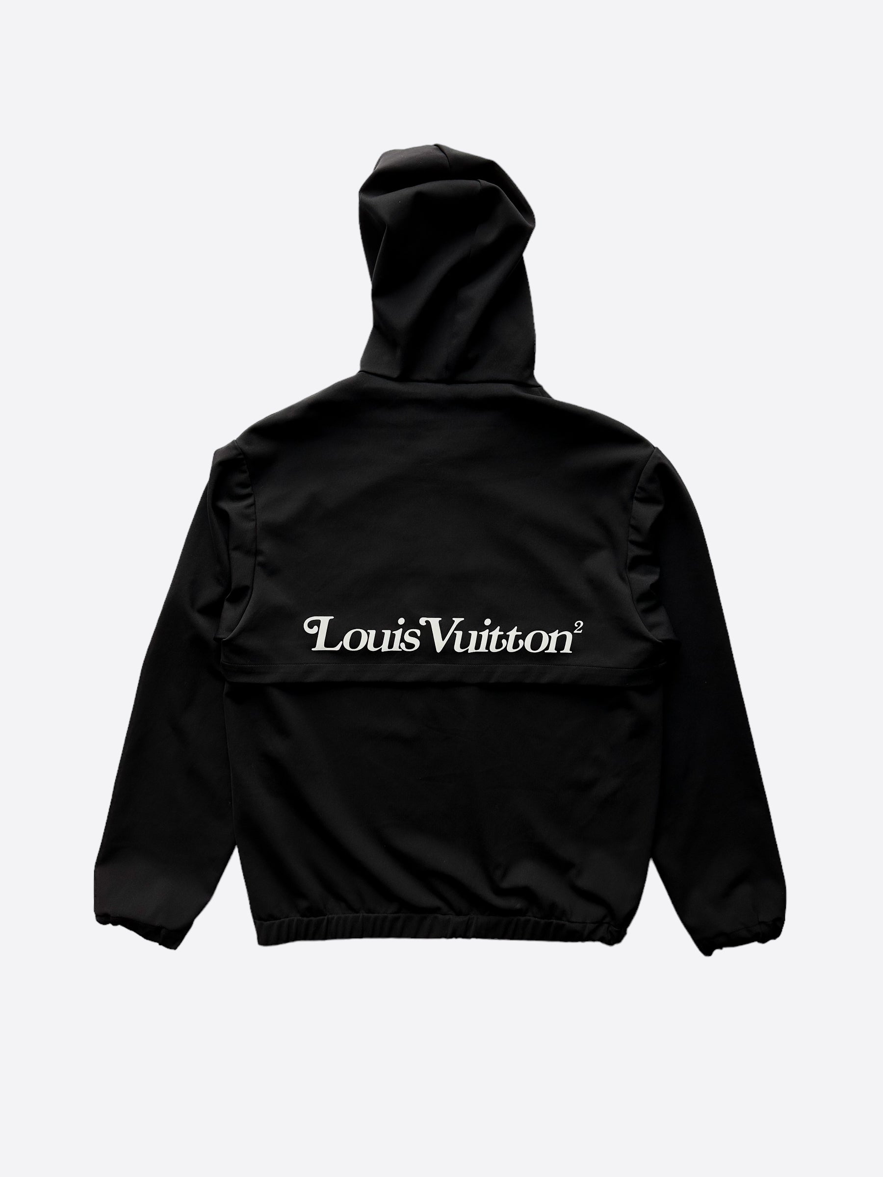 Louis Vuitton Nigo Black Logo Zip Up Windbreaker