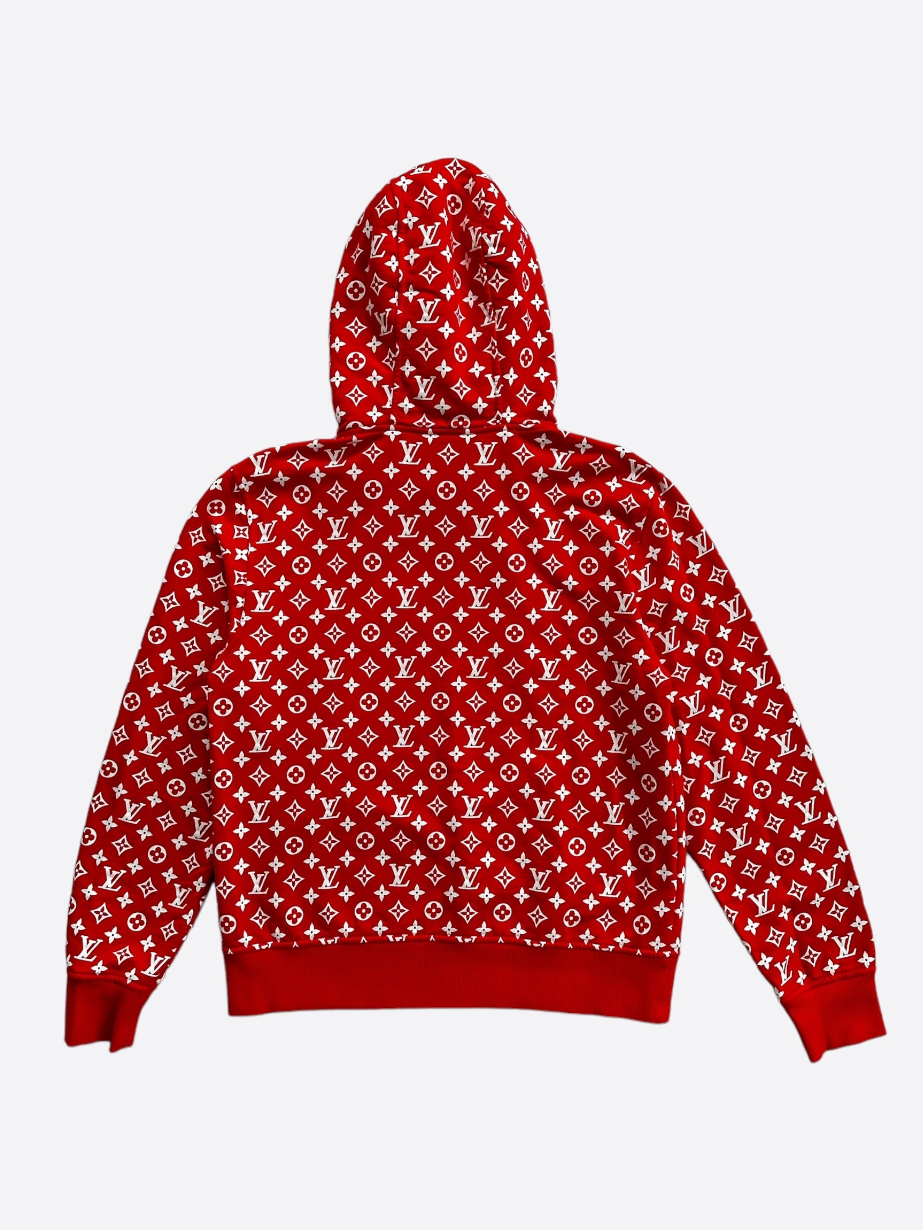 Loui vuitton x supreme hoodie best sale