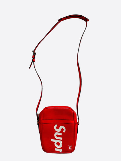 Louis Vuitton Supreme Red & White EPI Danube PM