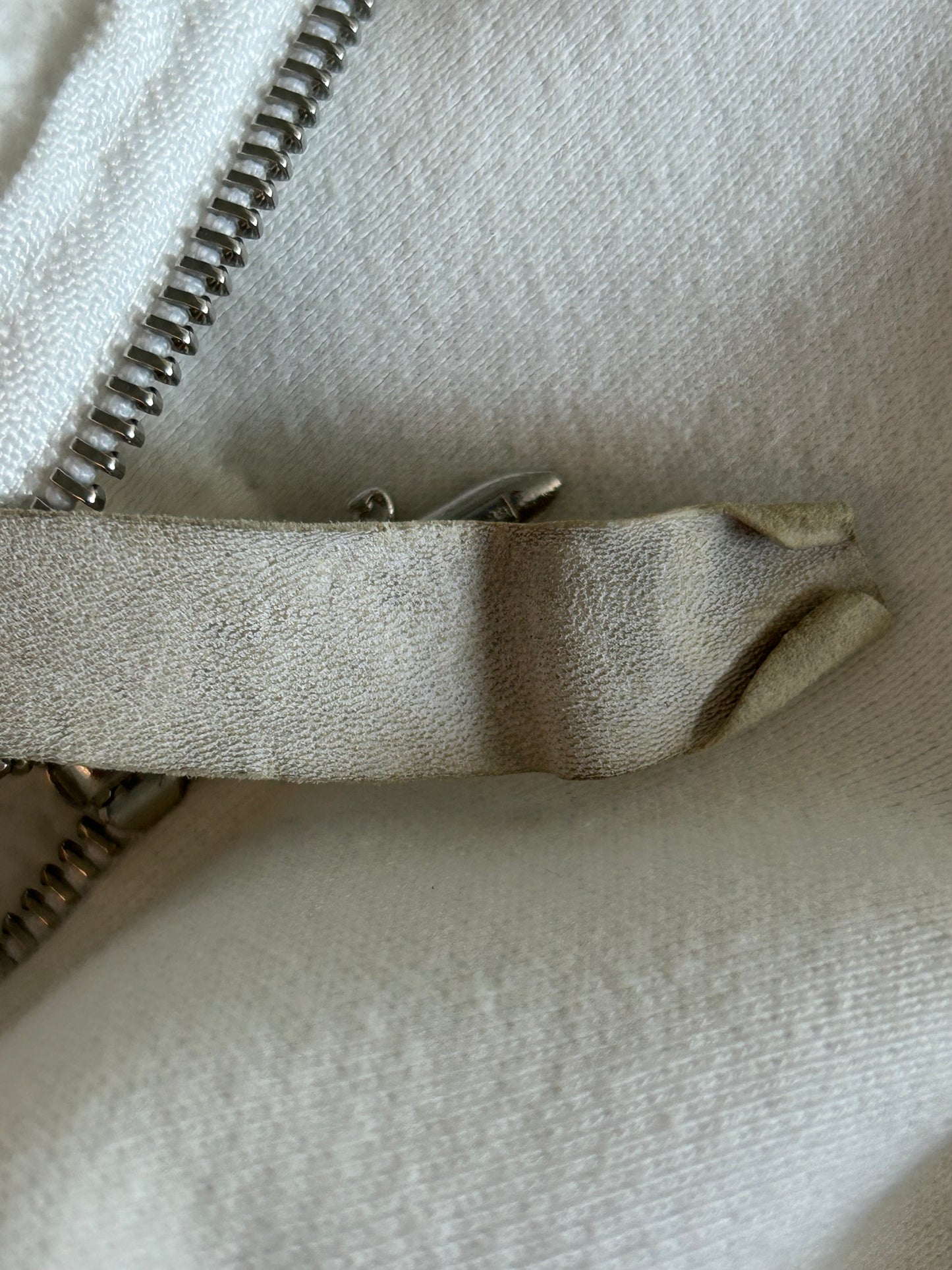 Chrome Hearts White Cross Patch Quarter-Zip Sweater