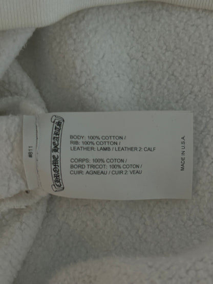 Chrome Hearts White Cross Patch Quarter-Zip Sweater