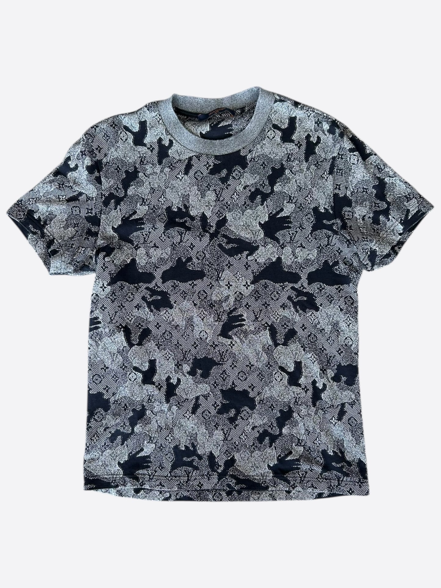 Louis Vuitton Grey Camouflage Monogram T-Shirt
