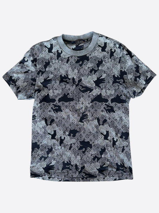 Louis Vuitton Grey Camouflage Monogram T-Shirt