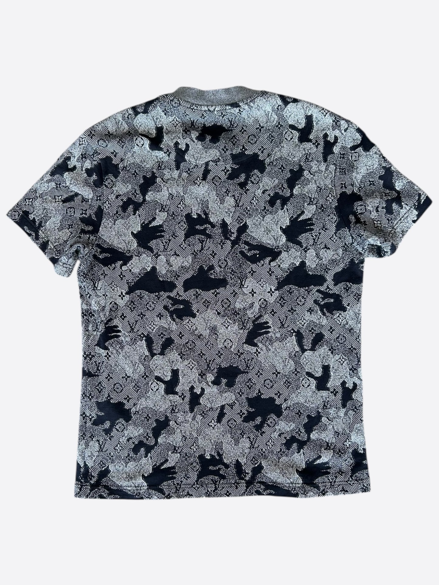Louis Vuitton Grey Camouflage Monogram T-Shirt