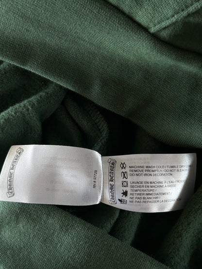 Chrome Hearts Green & Yellow T-Bar Logo Hoodie