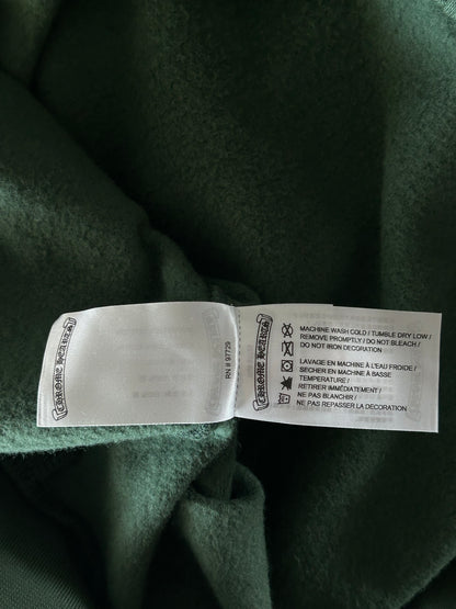 Chrome Hearts Green & Yellow T-Bar Logo Hoodie
