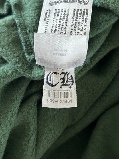 Chrome Hearts Green & Yellow T-Bar Logo Hoodie