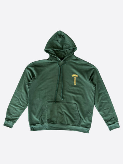 Chrome Hearts Green & Yellow T-Bar Logo Hoodie