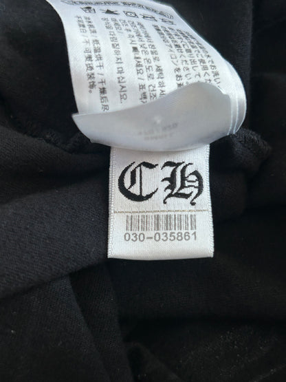 Chrome Hearts Black & White Miami Horseshoe Logo Longsleeve T-Shirt