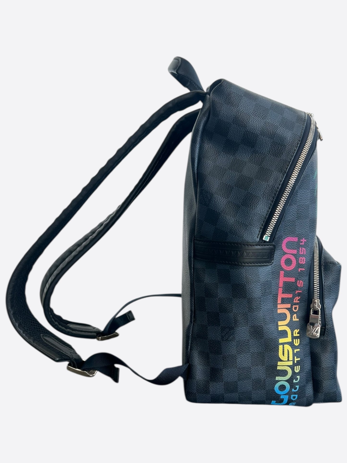 Louis Vuitton Cobalt Damier Safari Jungle Discovery Backpack