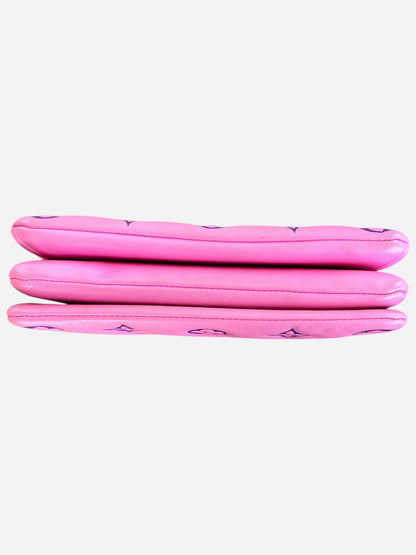 Louis Vuitton Pink & Purple Monogram Pochette Coussin