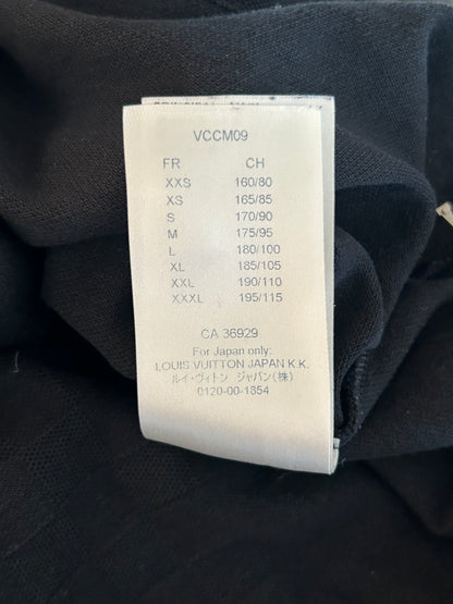 Louis Vuitton Black Half Damier Pocket T-Shirt