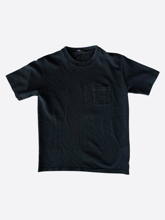Louis Vuitton Black Half Damier Pocket T-Shirt