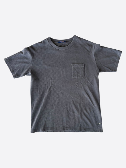 Louis Vuitton Grey Half Damier Pocket T-Shirt