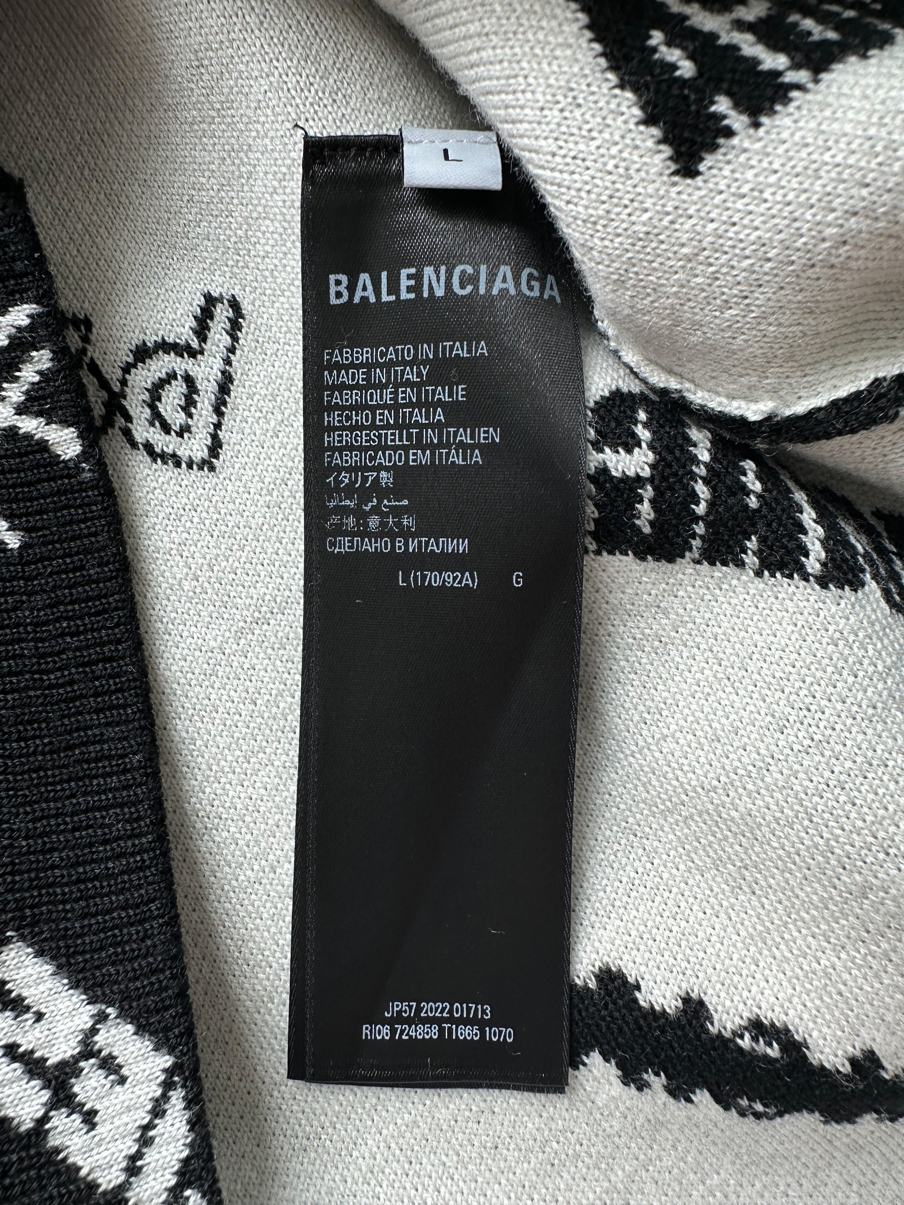 Balenciaga discount scarf sweater