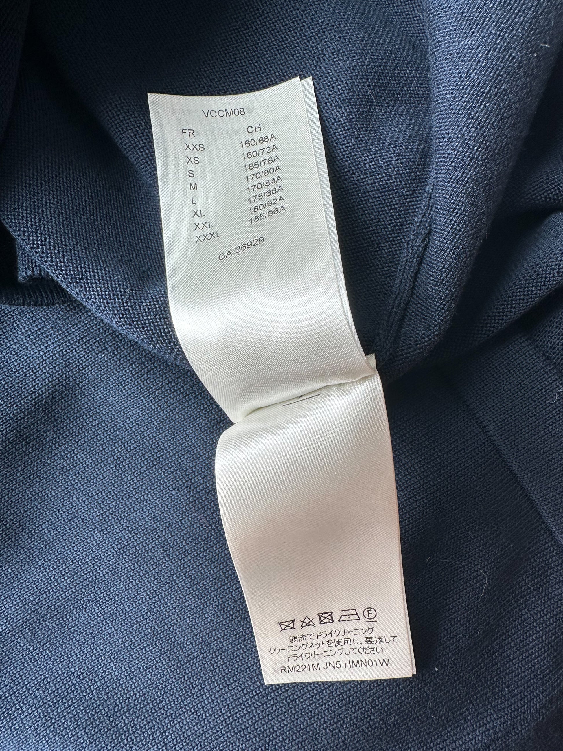 Louis Vuitton Navy Nigo Heart Intarsia T-Shirt – Savonches