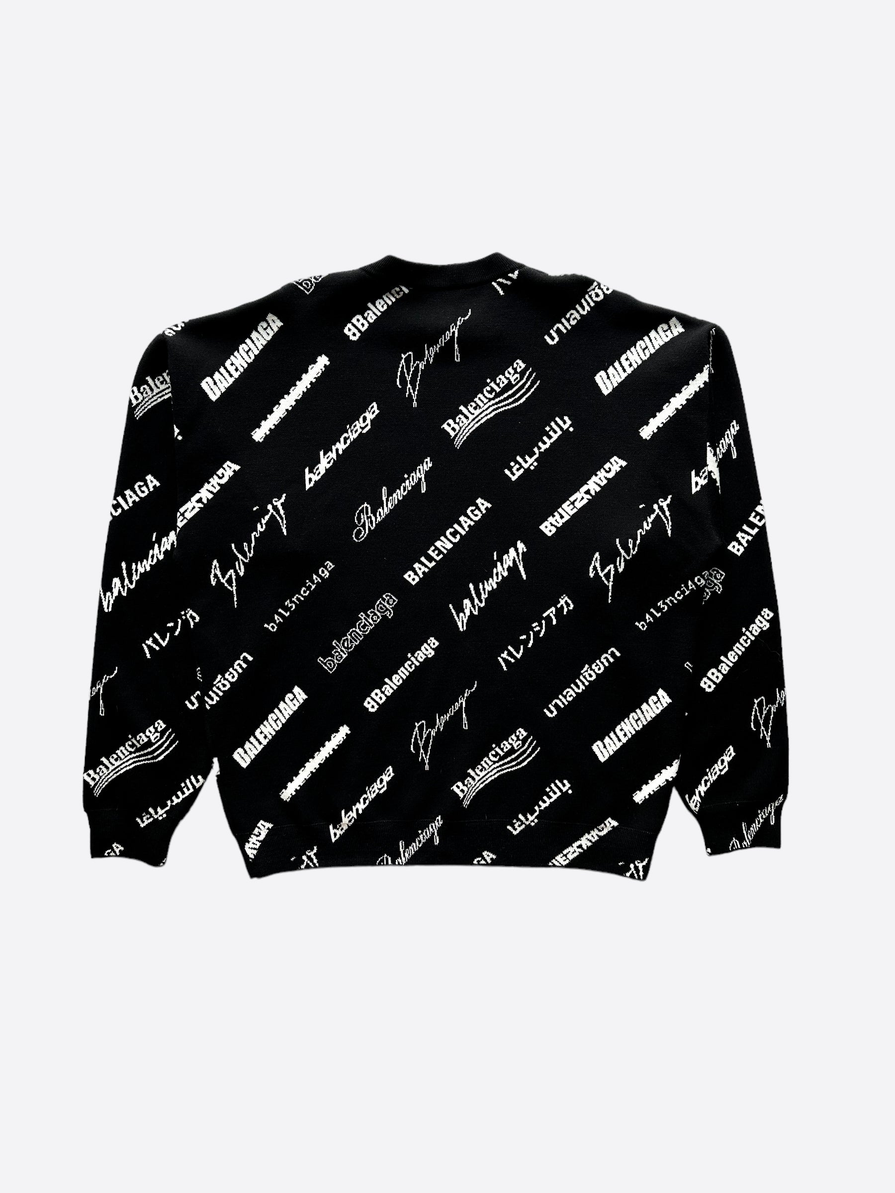 Balenciaga all over online crewneck