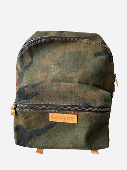 louis vuitton camo backpack Louis Vuitton Supreme Camo Monogram Apollo Backpack – Savonches
