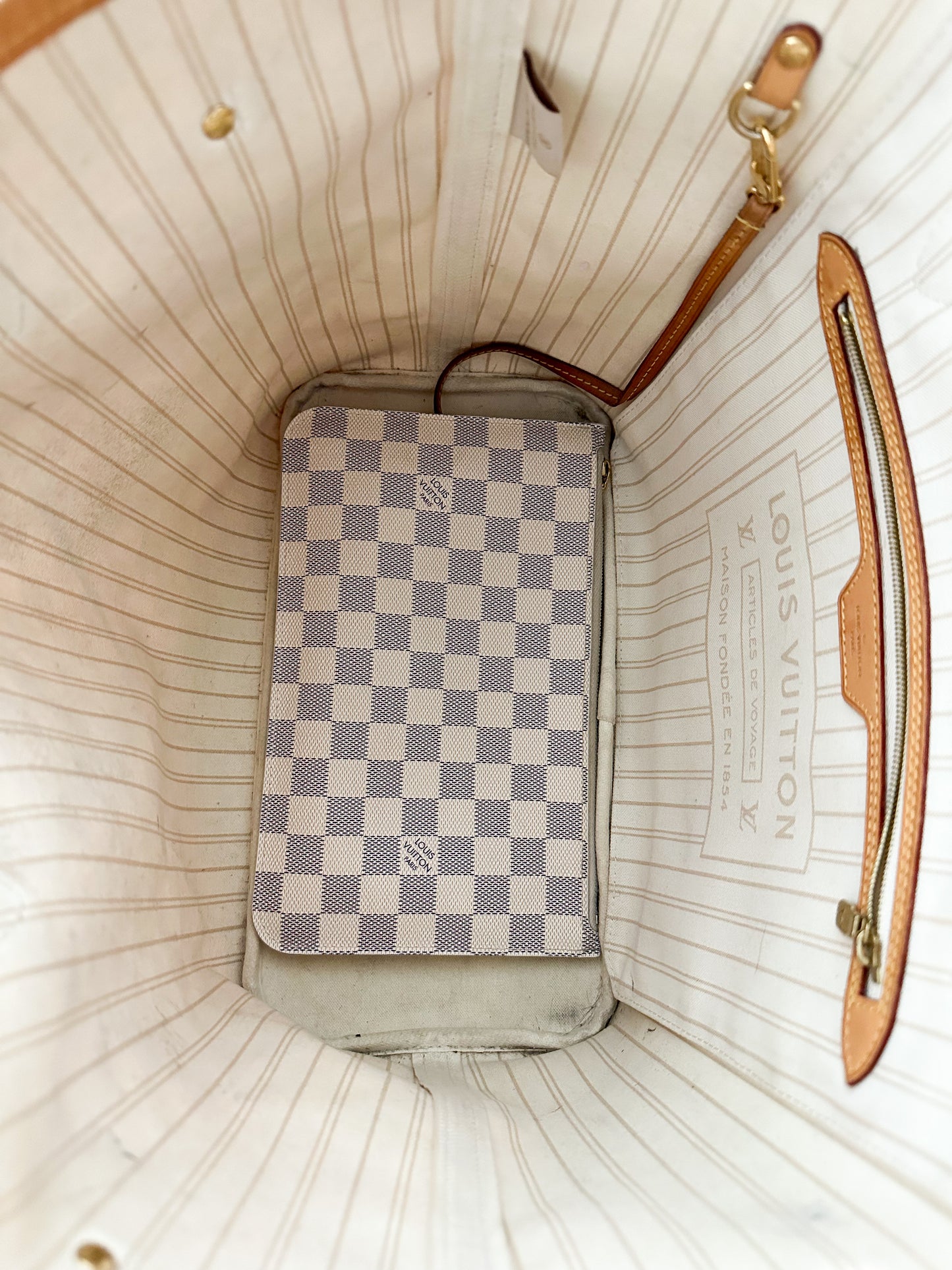 Louis Vuitton Damier Azur Neverfull MM