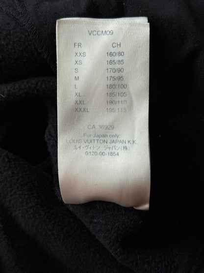 Louis Vuitton Black Circle Cut Monogram Hoodie